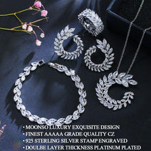 Cargar imagen en el visor de la galería, 4pcs luxury marquise dubai bridal jewelry Set for women mj30 - www.eufashionbags.com