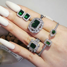 Load image into Gallery viewer, 4pcs Luxury Princess bridal Dubai Jewelry Sets For Women Jewelry Wholesale mj24 - www.eufashionbags.com
