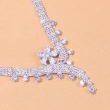 Load image into Gallery viewer, 4Pcs Silver Color Blossom Wedding Jewelry Sets for Women Jewelry mj08 - www.eufashionbags.com
