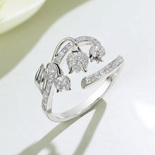 Load image into Gallery viewer, Aesthetic Flower Adjustable Finger Ring hr167 - www.eufashionbags.com