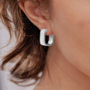 Bling CZ Hoop Earrings for Women Fashion Jewelry he88 - www.eufashionbags.com