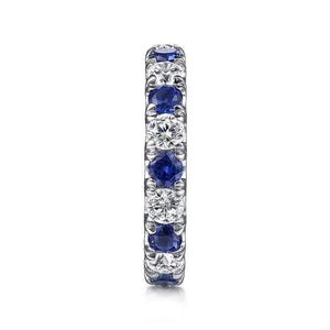 Blue/White Round Cubic Zirconia Promise Rings for Women hr207 - www.eufashionbags.com