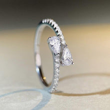 Load image into Gallery viewer, Bright Zirconia Finger Ring Fashion Dainty Chic Jewelry for Women hr26 - www.eufashionbags.com
