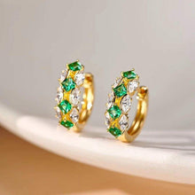 Load image into Gallery viewer, Bright Zirconia Hoop Earrings Women Fashion Jewelry hr48 - www.eufashionbags.com