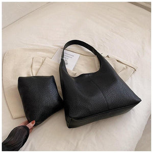 Casual Shoulder bag for Women Large PU Leather Tote Purse n19 - www.eufashionbags.com