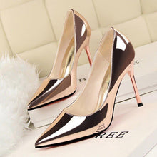 Carica l&#39;immagine nel visualizzatore di Gallery, Classic OL High Heels Women Pumps Patent Leather Concise Chaussures Shoes - www.eufashionbags.com