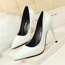 Carica l&#39;immagine nel visualizzatore di Gallery, Classic OL High Heels Women Pumps Patent Leather Concise Chaussures Shoes - www.eufashionbags.com
