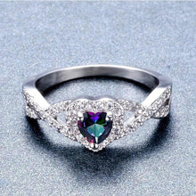 Charger l&#39;image dans la galerie, Colorful Bright Heart Zirconia Ring Women Fashion Delicate Jewelry hr55 - www.eufashionbags.com