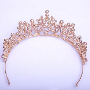 Colorful Crystal Wedding Hair Accessories Tiara Jelly Rhinestones Bridal Crown bc50 - www.eufashionbags.com