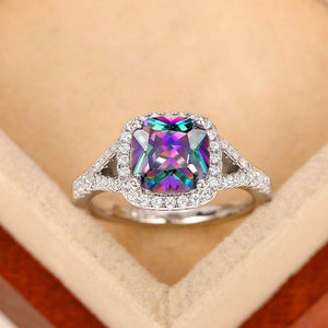 Colorful Cubic Zircon Rings for Women Finger Temperament Jewelry hr55 - www.eufashionbags.com