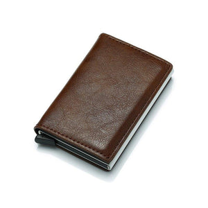 Credit Card Holder for Men Bank Cards Holders Leather Women RFID Wallet - www.eufashionbags.com
