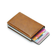 画像をギャラリービューアに読み込む, Credit Card Holder for Men Bank Cards Holders Leather Women RFID Wallet - www.eufashionbags.com