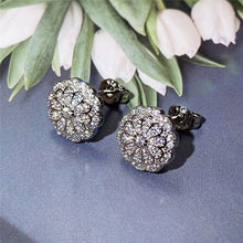 Load image into Gallery viewer, Dainty Flower Stud Earrings Cubic Zirconia Wedding Fashion Jewelry he209 - www.eufashionbags.com