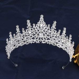 Diverse Silver Color Crystal Bridal Tiaras Crown Rhinestone Headpieces bc56 - www.eufashionbags.com