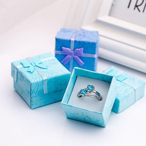 Double Heart-Shaped Cubic Zircons Wedding Ring For Women he103 - www.eufashionbags.com