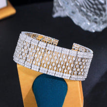 画像をギャラリービューアに読み込む, Dubai Cubic Zirconia Bridal Pageant Bracelets Luxury Women Party Jewelry cw34 - www.eufashionbags.com