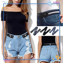 Load image into Gallery viewer, Elastic Belt Without Buckle Cowboy Canvas Women Buckle Free Belt - www.eufashionbags.com