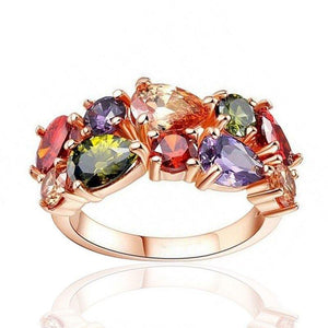 Fancy Colorful Zirconia Finger Ring Women Aesthetic Jewelry hr23 - www.eufashionbags.com