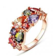 Charger l&#39;image dans la galerie, Fancy Colorful Zirconia Finger Ring Women Aesthetic Jewelry hr23 - www.eufashionbags.com