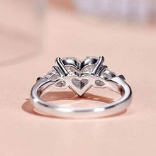 Charger l&#39;image dans la galerie, Fashion Bright Heart Zirconia Ring Women Graceful Engagement Ceremony Accessories hr11 - www.eufashionbags.com