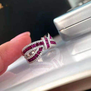 Fashion Bright Zirconia Finger Ring Women Fashion Jewelry hr40 - www.eufashionbags.com