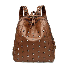Cargar imagen en el visor de la galería, Fashion Casual Women Backpack Soft PU Leather Travel Bag - www.eufashionbags.com