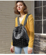 Carica l&#39;immagine nel visualizzatore di Gallery, Fashion Casual Women Backpack Soft PU Leather Travel Bag - www.eufashionbags.com