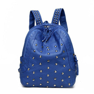 Fashion Casual Women Backpack Soft PU Leather Travel Bag - www.eufashionbags.com