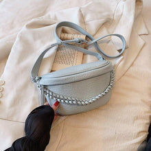 Carica l&#39;immagine nel visualizzatore di Gallery, Fashion chain Women Waist Bag Fanny Pack Large Crossbody bags n23 - www.eufashionbags.com
