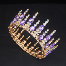 Load image into Gallery viewer, Fashion Crystal Bridal Tiara Crown Wedding Hair Jewelry dc19 - www.eufashionbags.com
