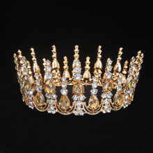 Load image into Gallery viewer, Fashion Crystal Bridal Tiara Crown Wedding Hair Jewelry dc19 - www.eufashionbags.com