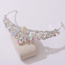 Charger l&#39;image dans la galerie, Fashion Crystal Leaf Crown Tiara Wedding Hair Accessories Women Headband bc131 - www.eufashionbags.com