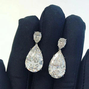 Fashion Cubic Zirconia Dangle Earrings for Women he145 - www.eufashionbags.com